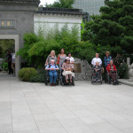 Staff and residents of Victorian Quality Elder Care at Portland Chinese Garden